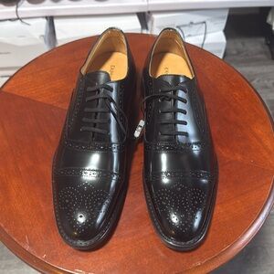 Men’s Black Leather Dress Shoes